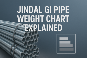 Read more about the article Jindal GI Pipe Weight Chart Explained: A Resource for Industry Experts