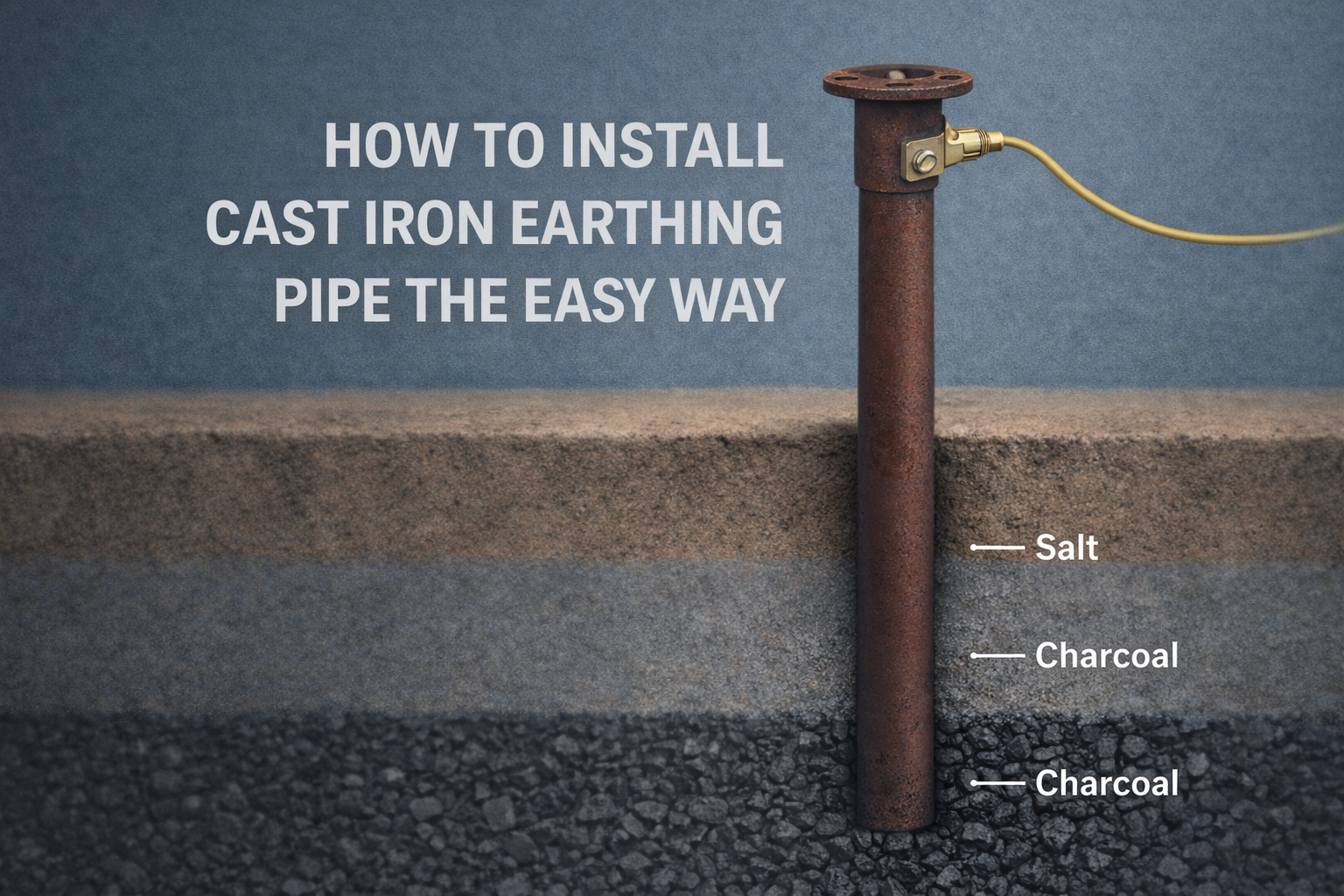 Read more about the article How to Install Cast Iron Earthing Pipe the Easy Way