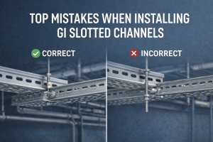 Read more about the article Top Mistakes When Installing GI Slotted Channels