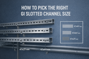 Read more about the article How to Pick the Right GI Slotted Channel Size
