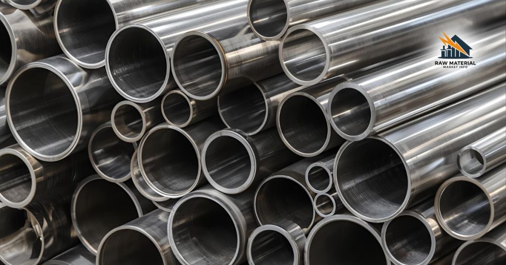 SS pipe prices chart with stainless steel pipes in different sizes